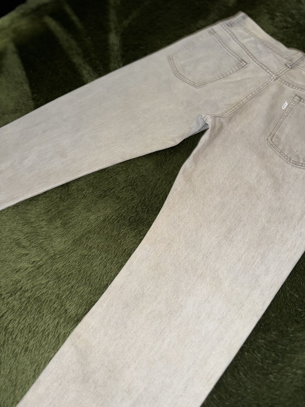 Beams Japan [L] BEAMS Japan Straight Fit Vintage Wash Denim Pants Grey Size US 32 / EU 48 - 10 Thumbnail