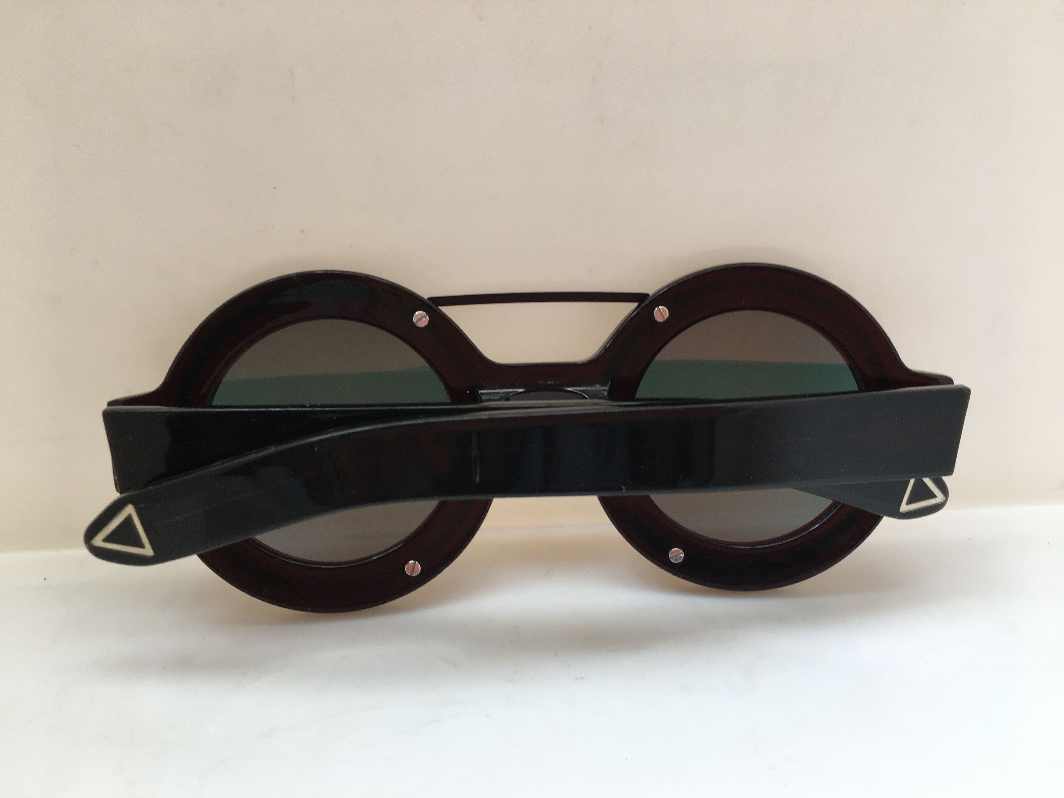 Other Handmade CAST Round Sunglasses Frame AVANT GARDE Size ONE SIZE - 7 Thumbnail