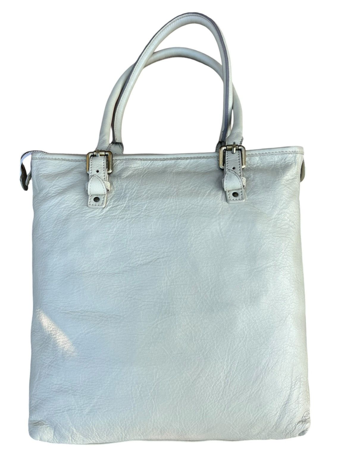 Leather F. Clio Milano Patina Leather Tote Bag Size ONE SIZE - 5 Thumbnail