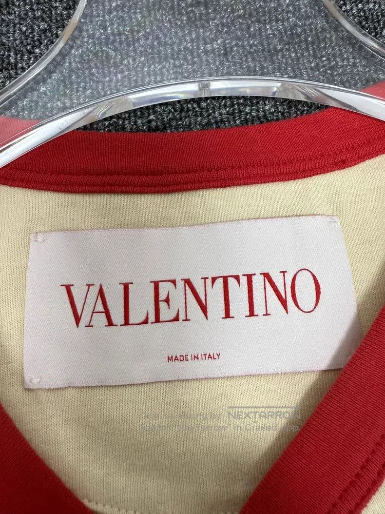 Valentino Valentino Printed cotton contrasting crew neck short sleev Size M / US 6-8 / IT 42-44 - 3 Thumbnail