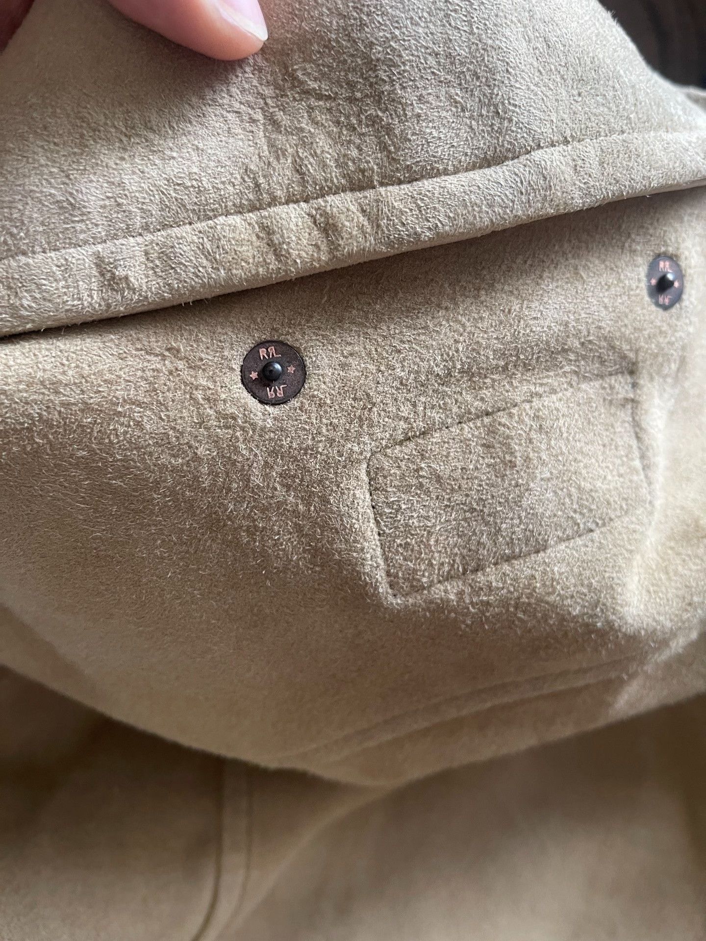 RRL Ralph Lauren RRL Beige Suede Leather Jacket Size US S / EU 44-46 / 1 - 9 Thumbnail