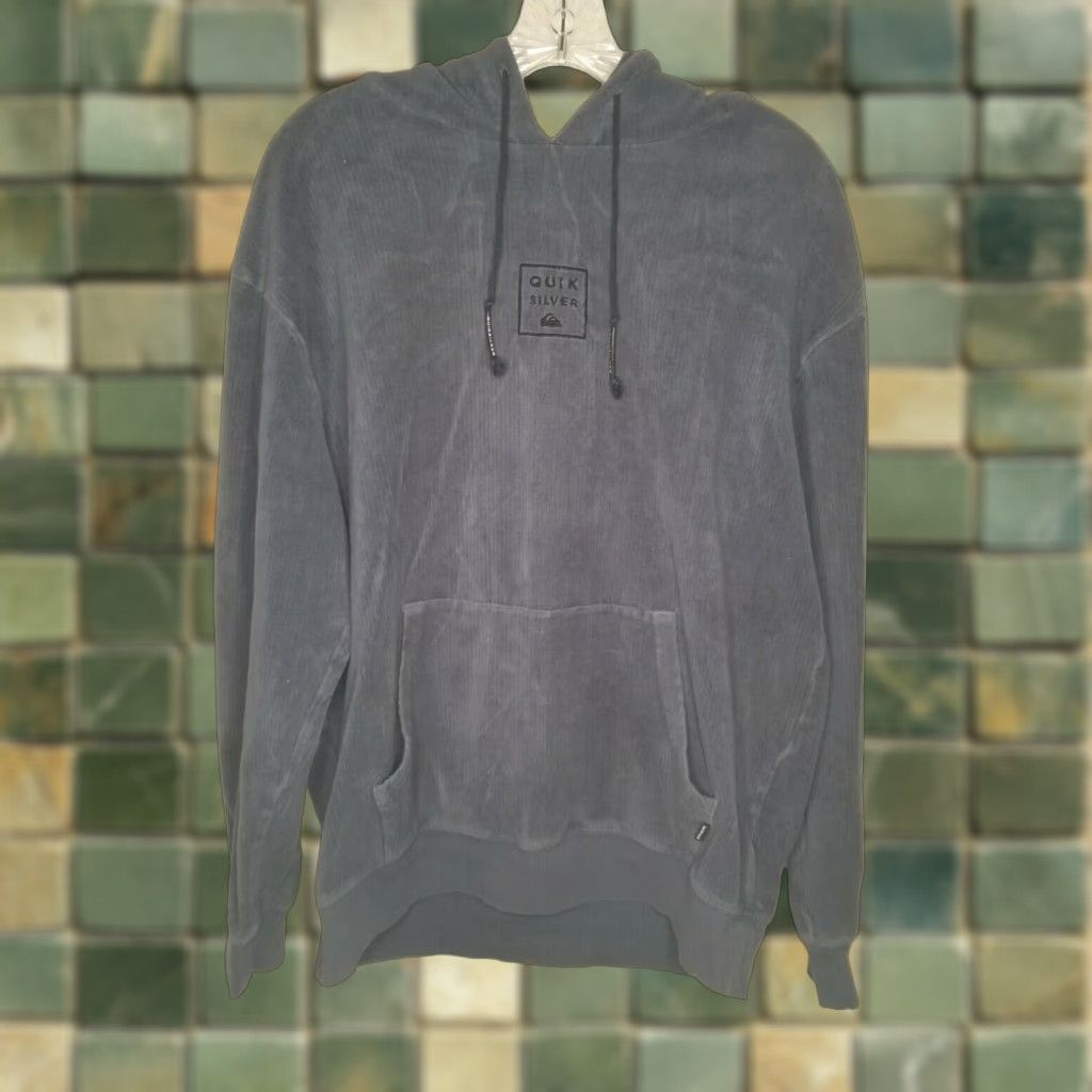 Quiksilver Quiksilver Hoodie Mens Blue Medium Pullover Size US M / EU 48-50 / 2 - 1 Thumbnail