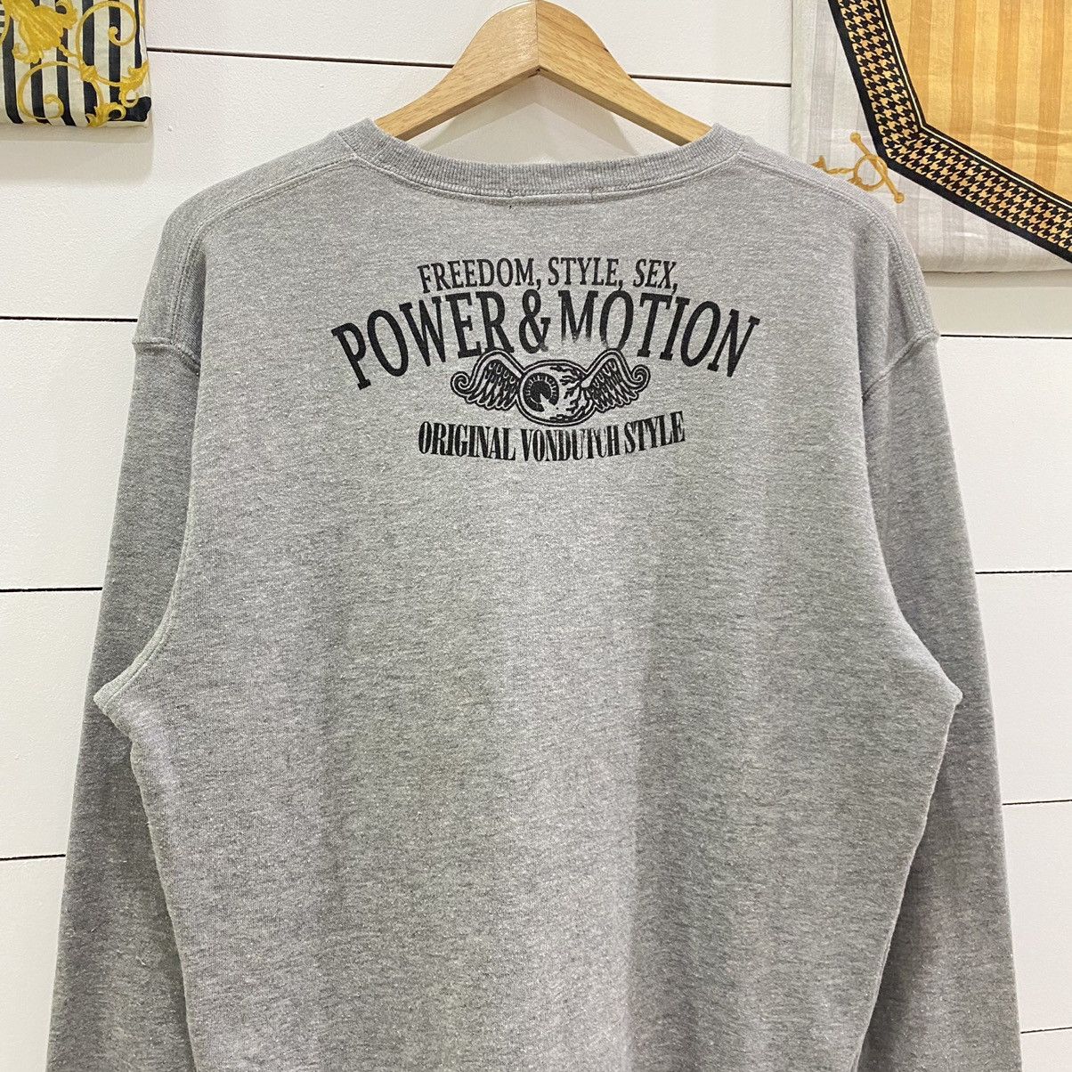 Japanese Brand × Vintage × Von Dutch Von Dutch Skull Crewneck Sweatshirt Size US L / EU 52-54 / 3 - 6 Thumbnail