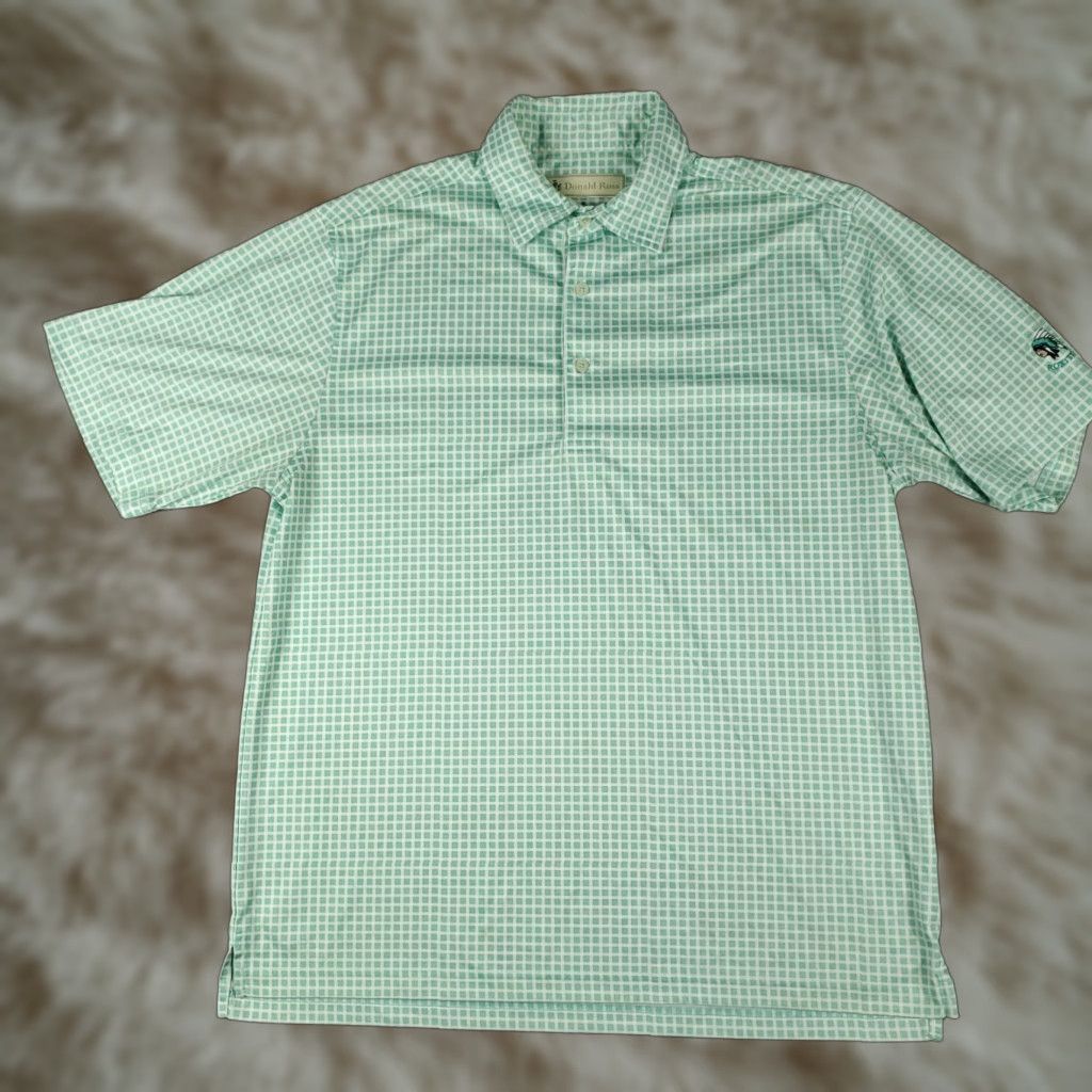 Vintage Donald Ross Polo Shirt Mens Size M Green Check Golf Short Sleeve Polo Shirt Mens Green Check Golf - Vintage? No but adapt. Size US M / EU 48-50 / 2 - 1 Thumbnail
