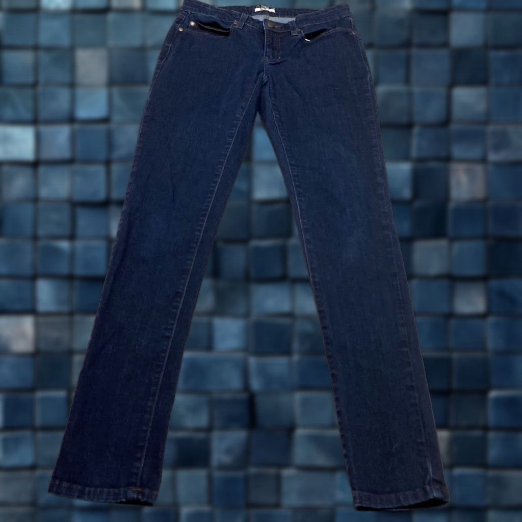 Eileen Fisher VINTAGE Eileen Fisher Jeans Women Slim Straight 28 Blue Denim Organic Cotton Mid Rise 6 5-Pocket Womens Jeans 30In Inseam Modern FitBranding?? Size 28" / US 6 / IT 42 - 1 Thumbnail