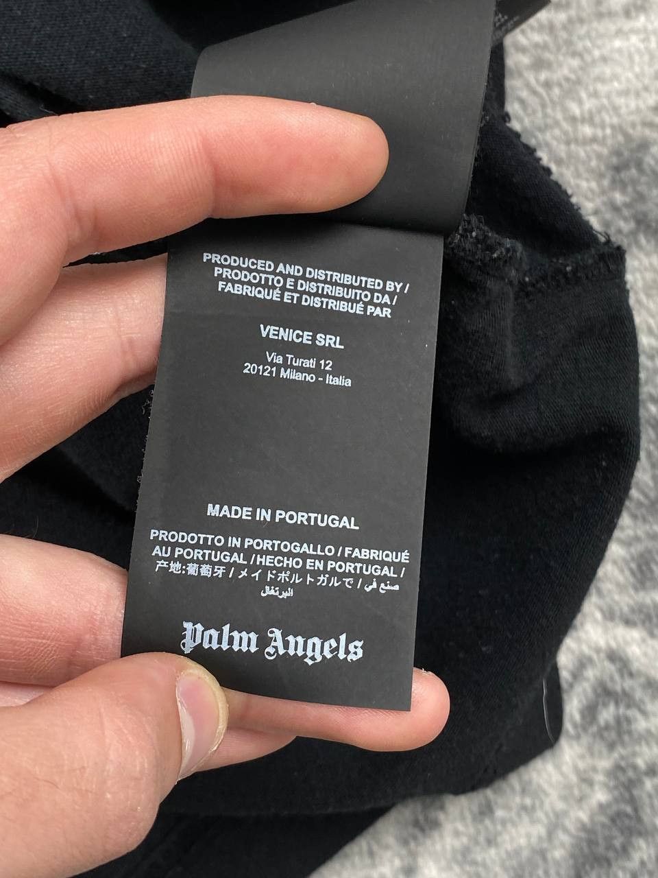 Palm Angels Palm Angels Big Logo T-Shirt Oversized Fit Men Size S Black Size US S / EU 44-46 / 1 - 14 Thumbnail