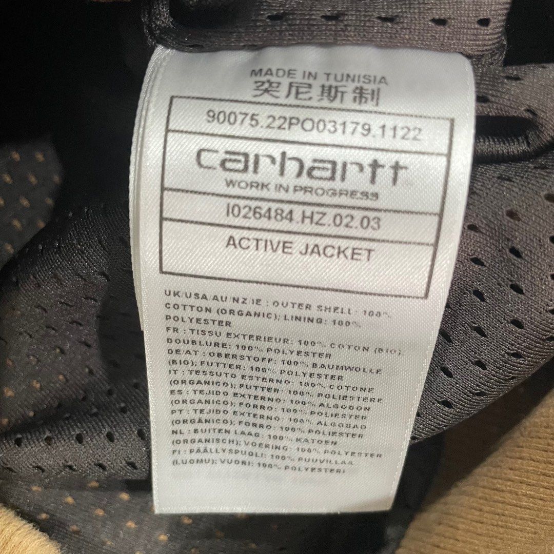 Carhartt Wip × Vintage Size M Carhartt WIP Active Jacket in Brown Size US M / EU 48-50 / 2 - 6 Thumbnail