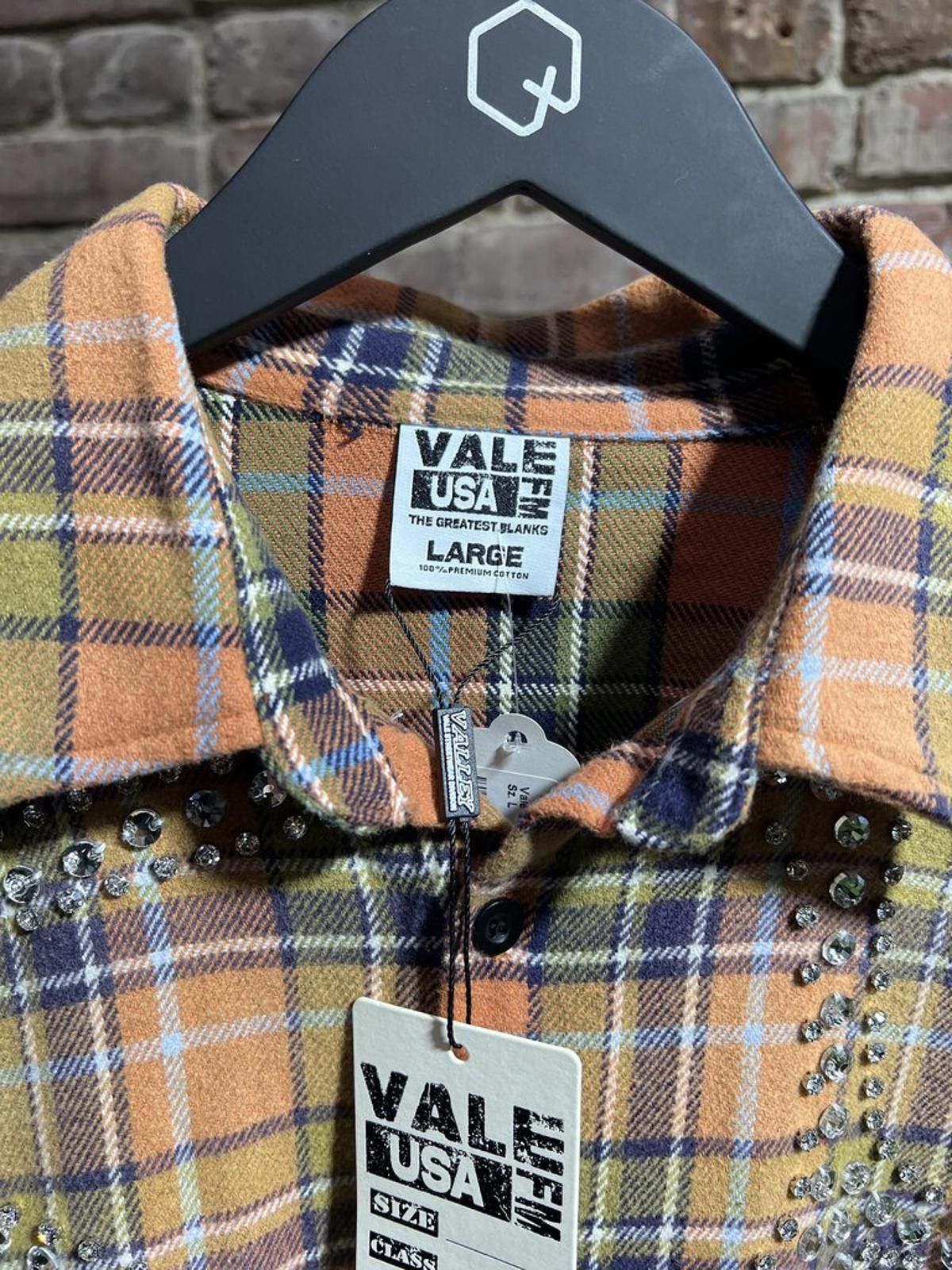 Vale Vale State Rhinestone Flannel Sz. L Size US L / EU 52-54 / 3 - 3 Thumbnail
