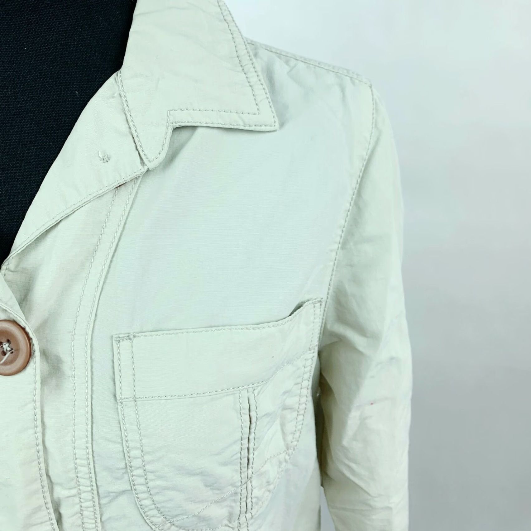 Royal Robbins Royal Robbins Khaki Button-Down Shirt Women Small Button-Up Size S / US 4 / IT 40 - 3 Thumbnail