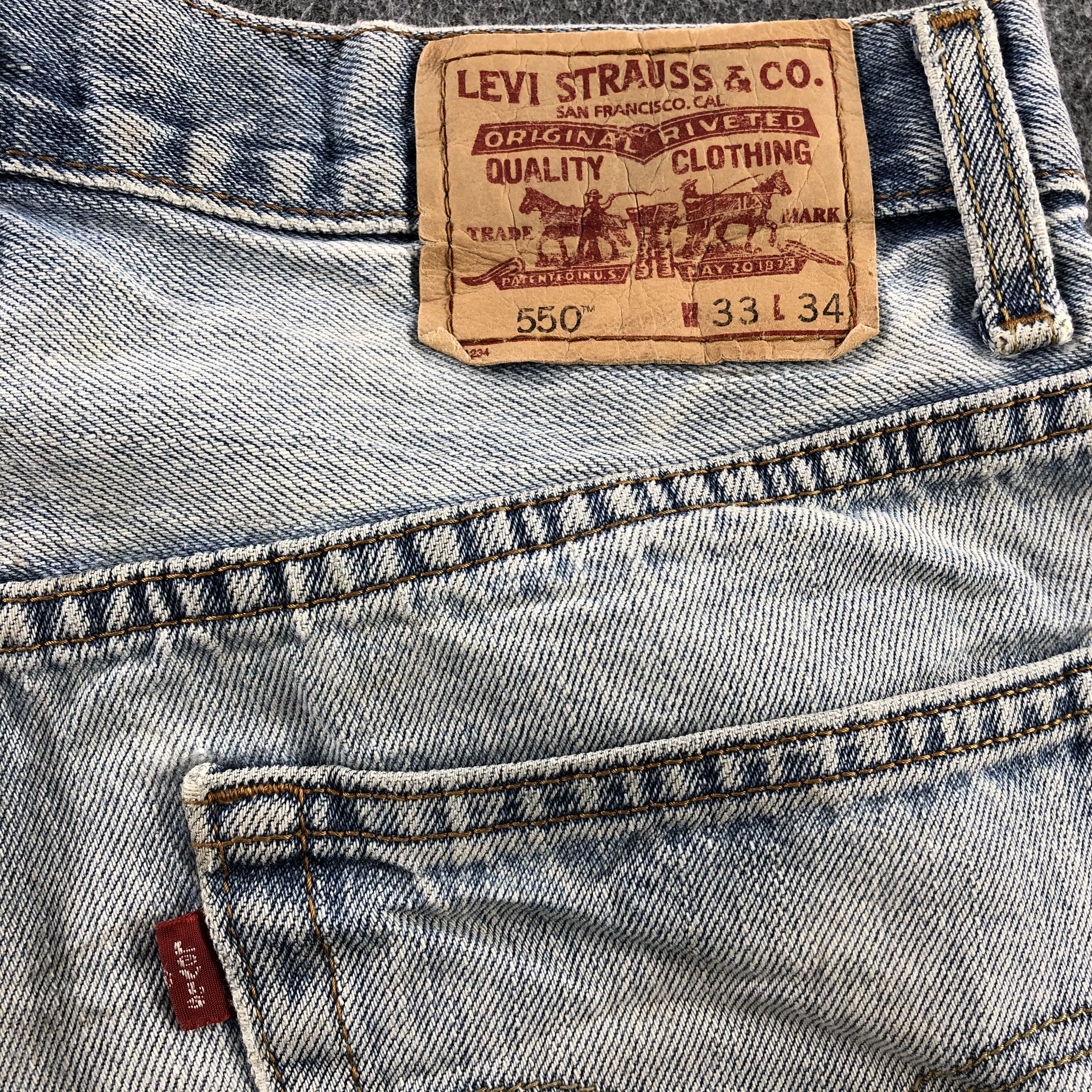 Levi's Light Wash Vintage Levis 550 Jeans-J1097 Size US 31 - 5 Thumbnail