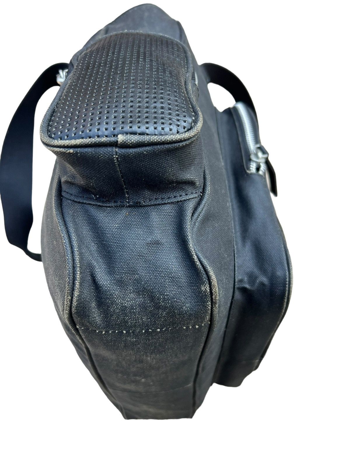 Paul Smith Vintage Paul Smith Waxed Hybrid Leather Cargo Tote Bag Size ONE SIZE - 8 Thumbnail