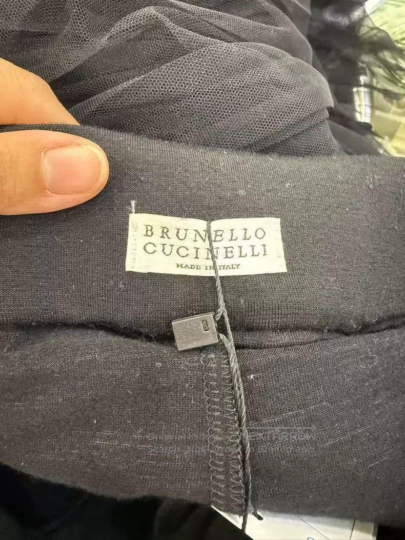 Brunello Cucinelli Brunello Cucinelli Mesh skirt pants Size 26" / US 2 / IT 38 - 4 Thumbnail