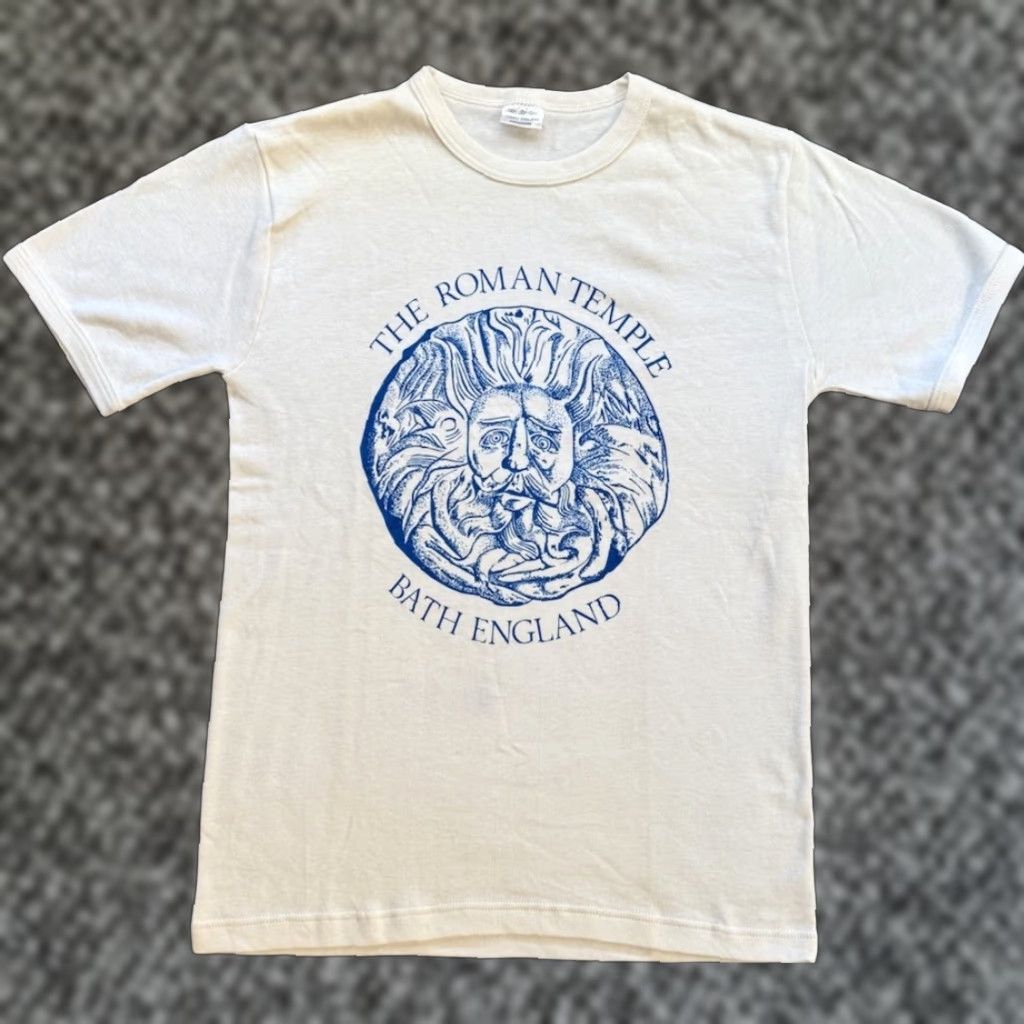 Vintage VINTAGE The Roman Temple Bath England Souvenir T Shirt Sz M Made in England Graphic Print Crew Neck Short Sleeve White Cotton Euro Tag Men 80s 1980s Size US M / EU 48-50 / 2 - 1 Thumbnail