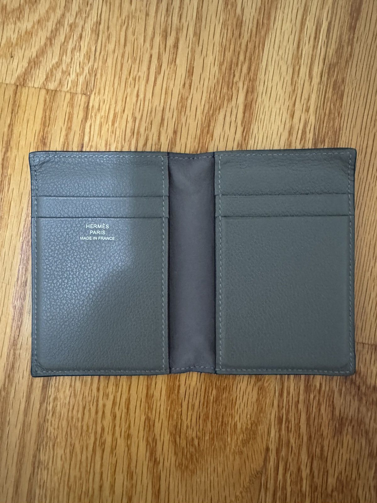 Hermes Hermes City MC2 Euclide Card Case Grey w/ Box Size ONE SIZE - 3 Thumbnail