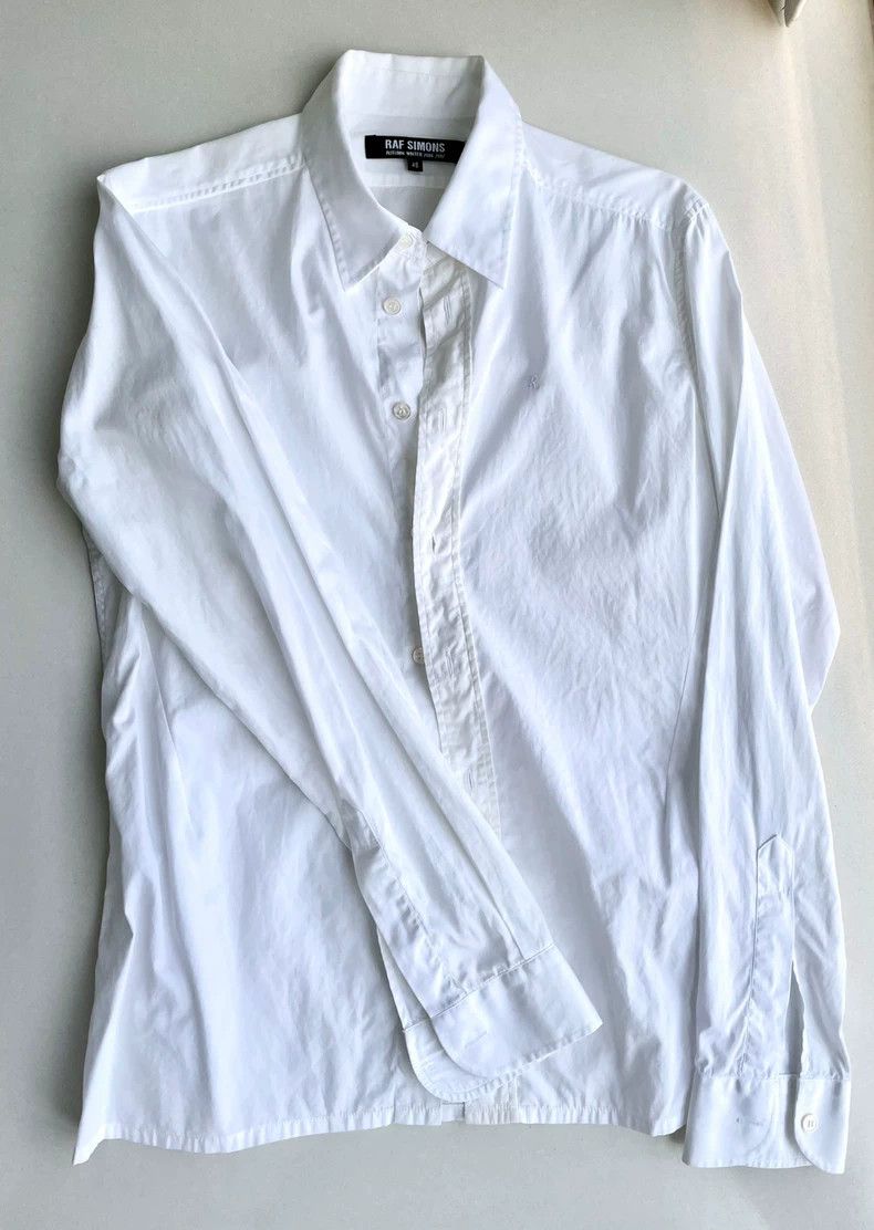 Raf Simons Raf simons Slim long-sleeved white shirt Size US M / EU 48-50 / 2 - 4 Thumbnail
