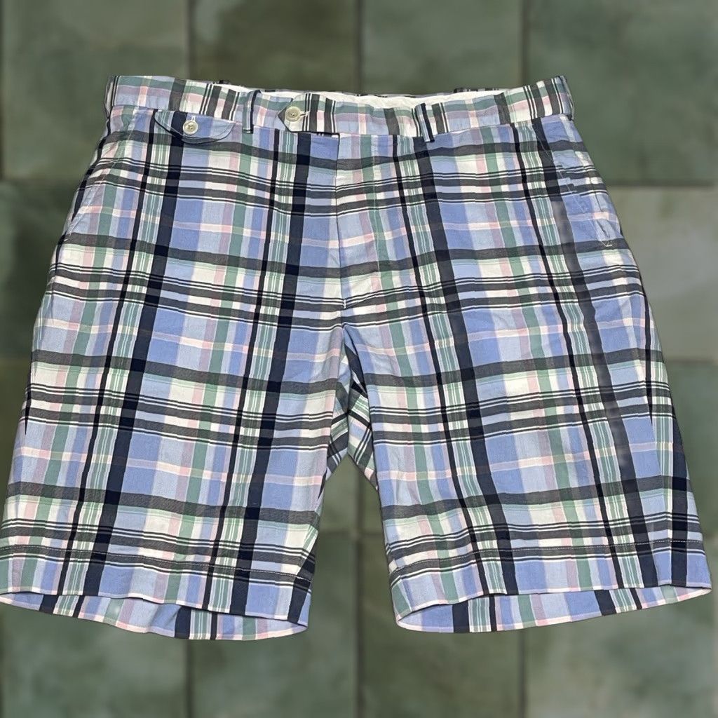 RLX Ralph Lauren RLX Ralph Lauren Multicolor Madras Plaid Shorts Mens 36 Golf Size US 36 / EU 52 - 1 Thumbnail