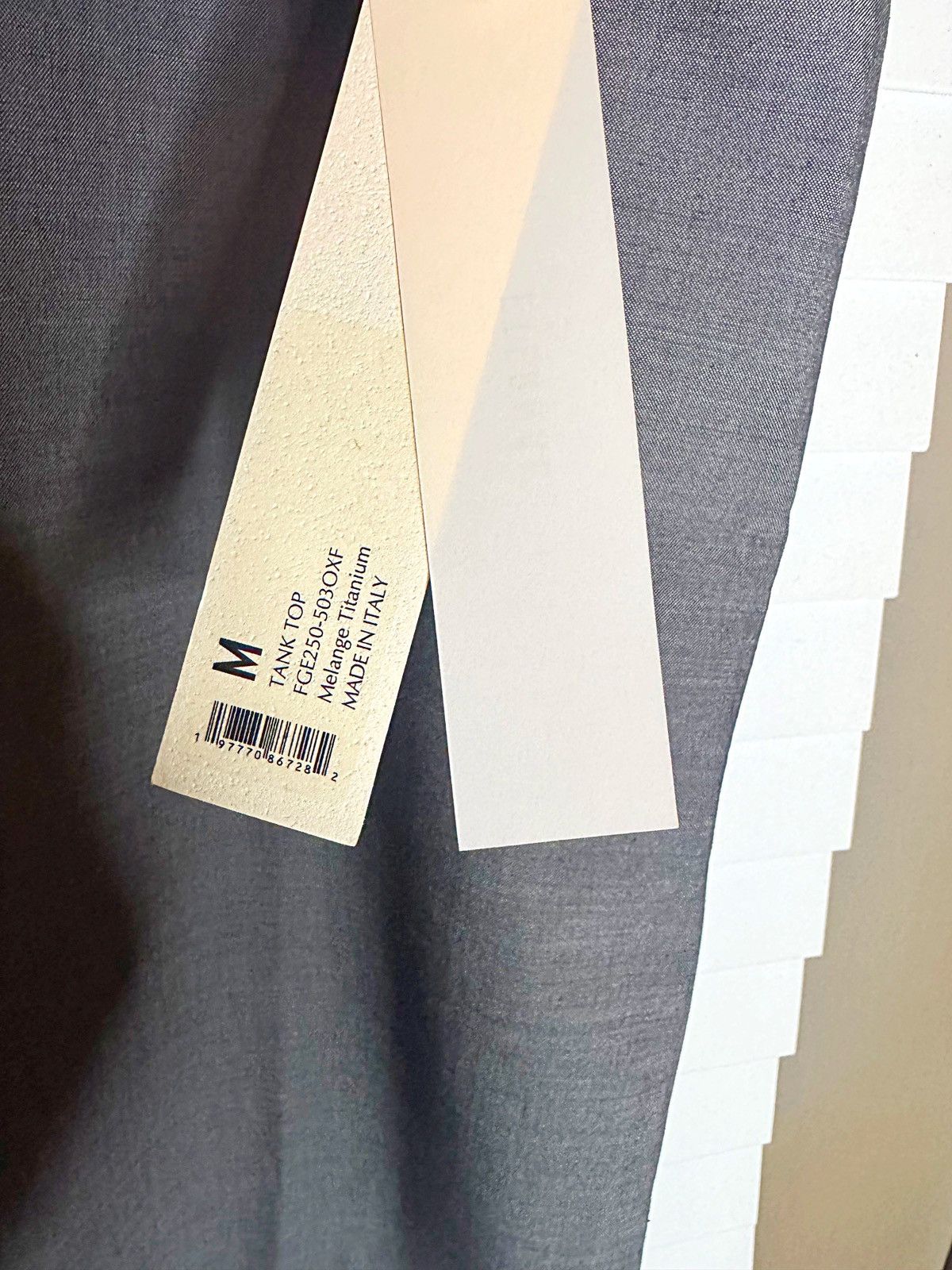 Fear of God Fear of God grey oxford tank Size US M / EU 48-50 / 2 - 11 Thumbnail