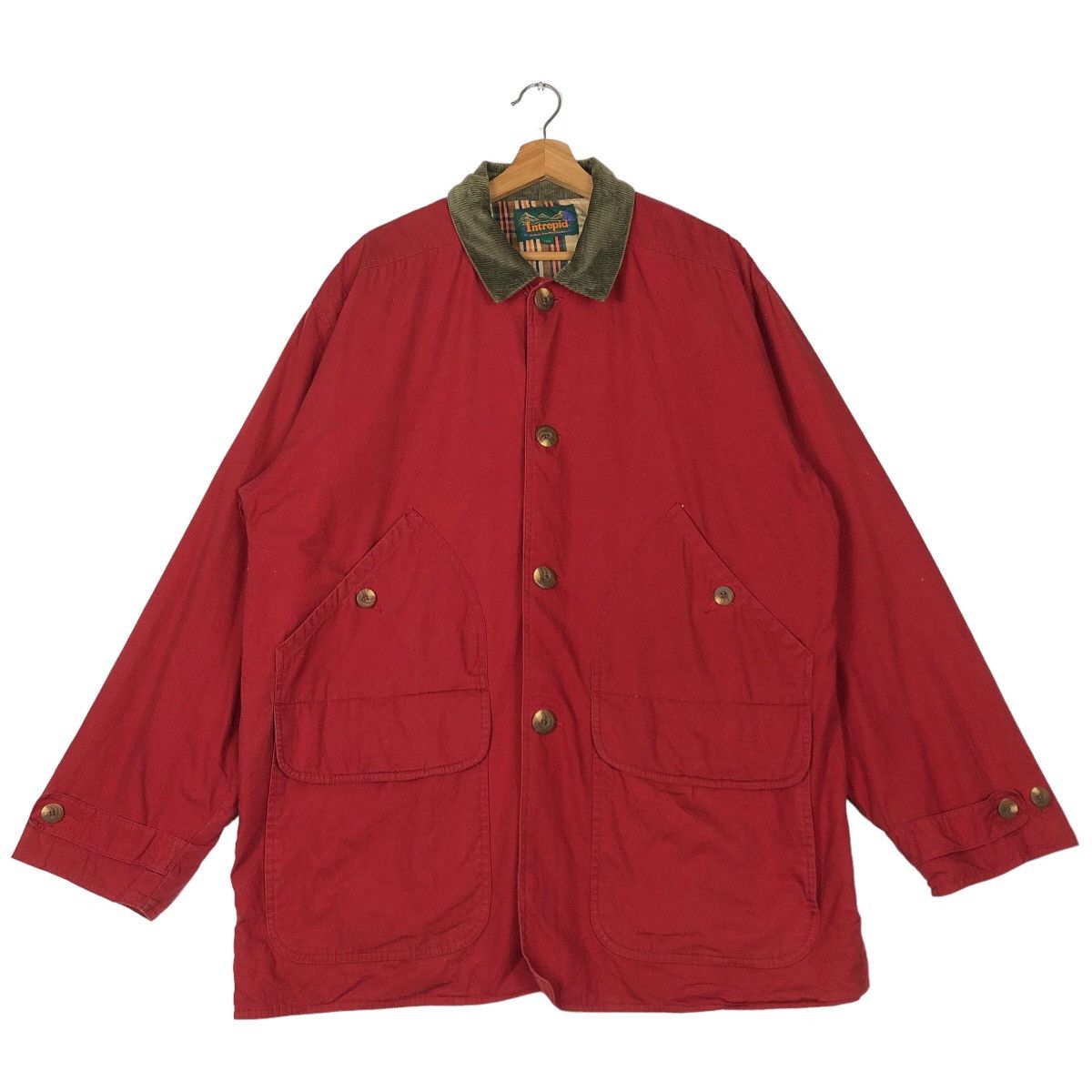 Japanese Brand 🔥90’s Intrepid Chore Jacket Cargo Blanket Lining Tartan Size US L / EU 52-54 / 3 - 1 Thumbnail