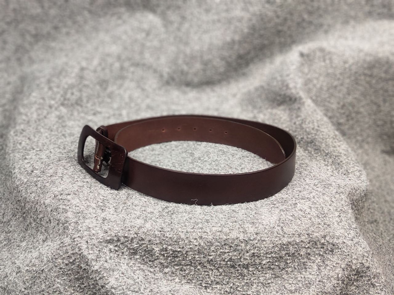 Designer × Vintage Fabrizio Mancini leather Itali Classic Brown Vintage Belt Size ONE SIZE - 5 Thumbnail