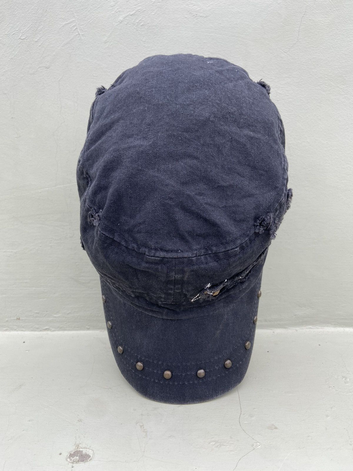 If Six Was Nine 2000s Y2K bat skull studded patrol hat Size ONE SIZE - 6 Thumbnail