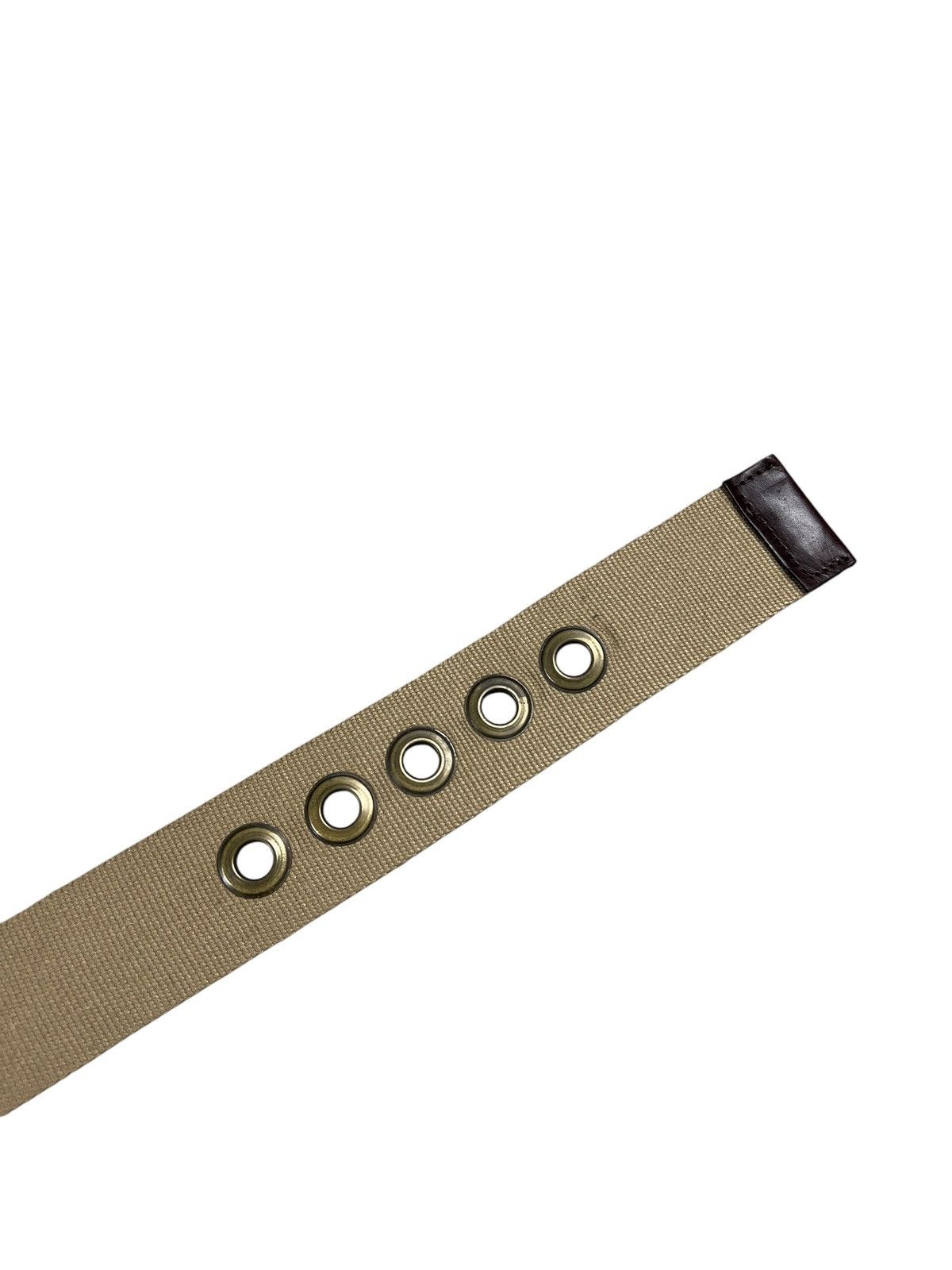 Diesel × Diesel Black Gold 2000s Diesel Military Belt Size 30 - 9 Thumbnail