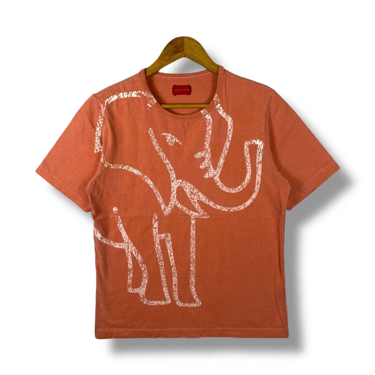 Boycott Japanese Brand BOYCOTT Elephant Graphic Tee Shirt Size 2 Size US M / EU 48-50 / 2 - 1 Thumbnail