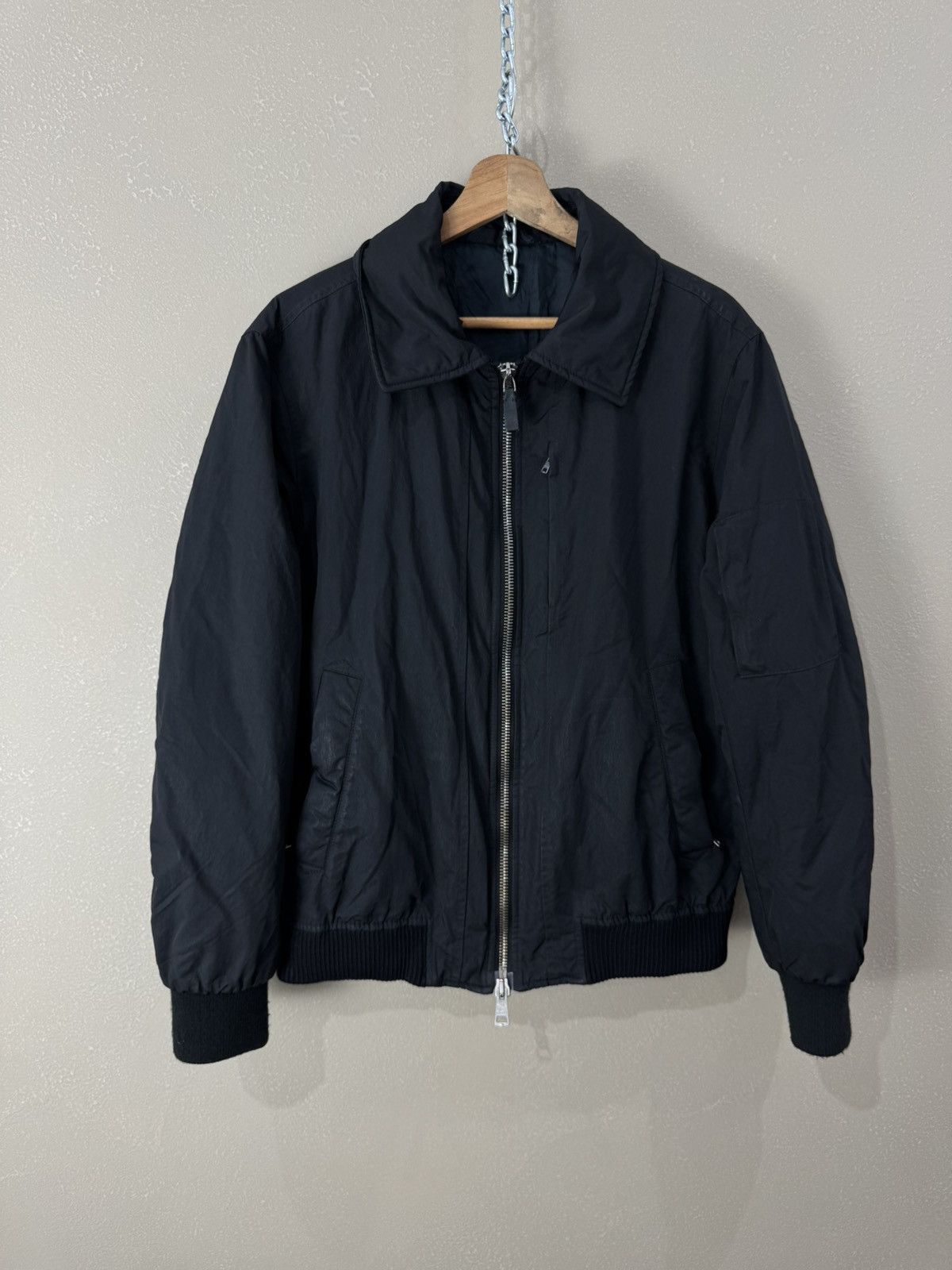 MA-1 Gucci Black Nylon Bomber Jacket Gucci Nylon Jaquard Bomber Jacket - Black | Editorialist