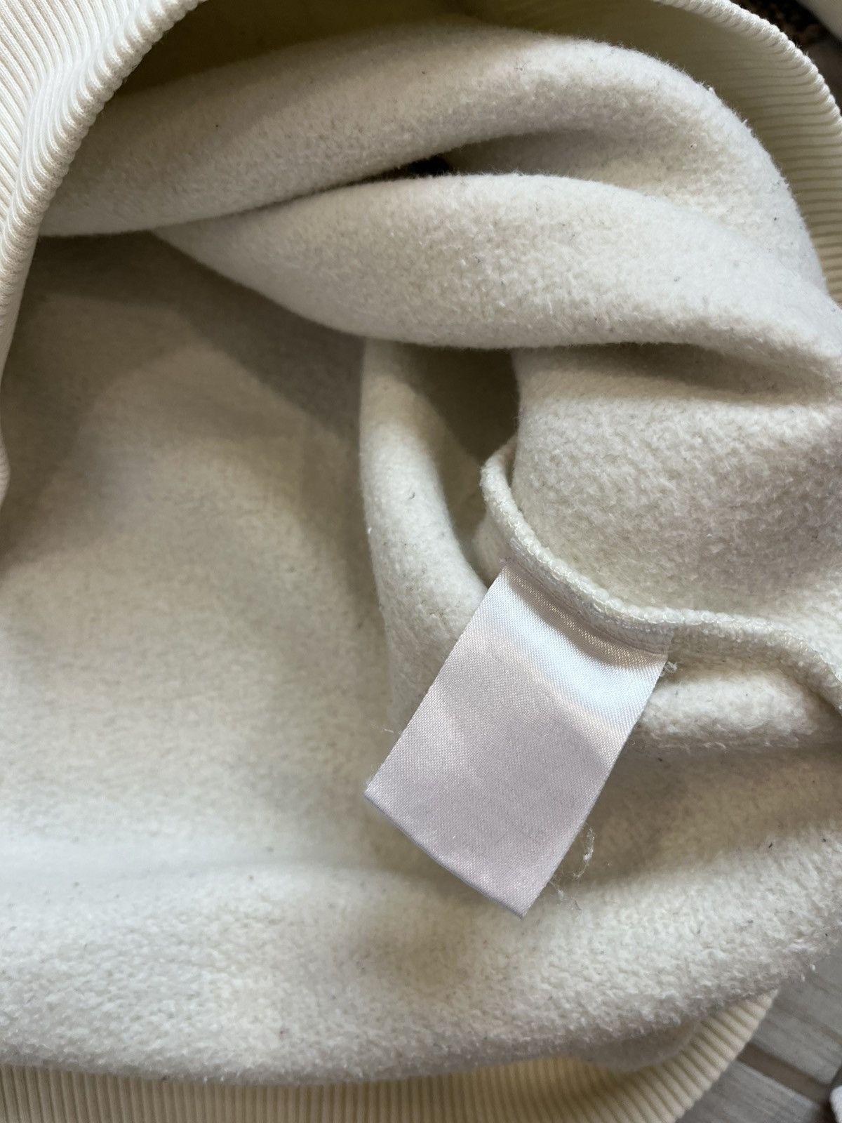 Fred Perry × Vintage Vintage Fred Perry Hoodie Fleece Big Logo Beige oversize Size US XXL / EU 58 / 5 - 18 Thumbnail