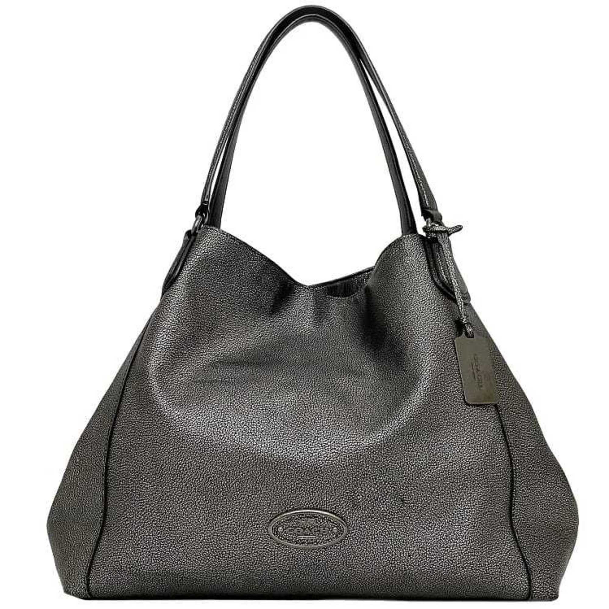 image of Coach Edie Handbag in Grey, Women's