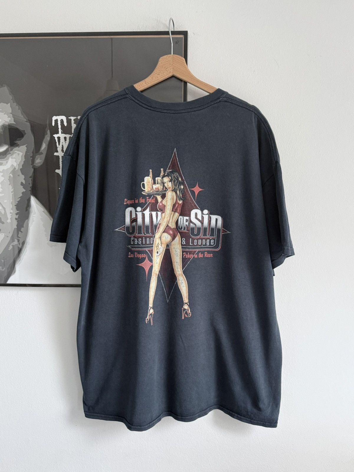 Vintage 00's Streetwear Sin City Black Grunge Stripper’s Vintage Size US XL / EU 56 / 4 - 2 Thumbnail