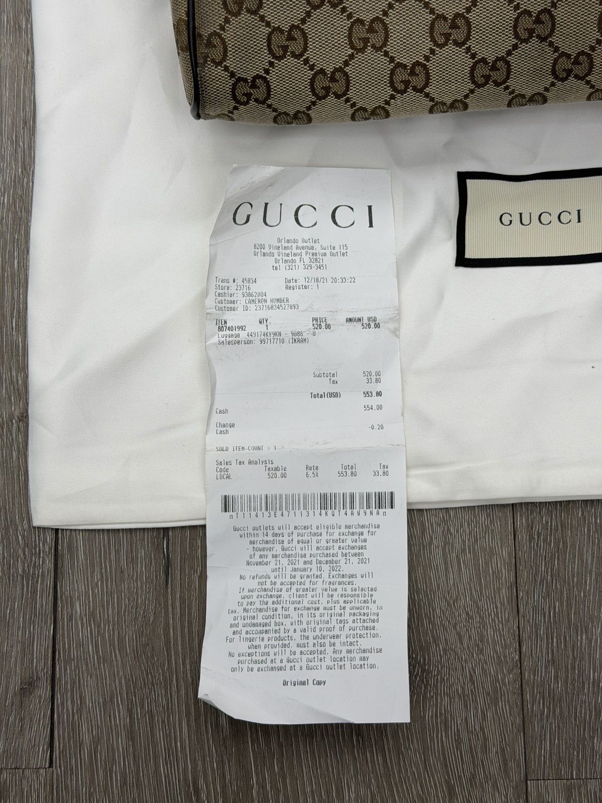 Gucci Gucci Belt Bag GG Supreme Small Beige/Black Size ONE SIZE - 14 Thumbnail