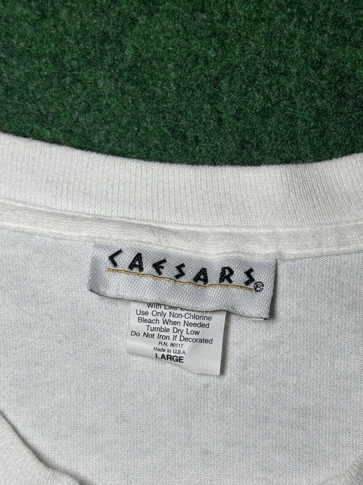 Vintage USTA Tennis USA Ceasars Palace 90s Davis Cup 21x32 T Shirt Size US L / EU 52-54 / 3 - 3 Thumbnail