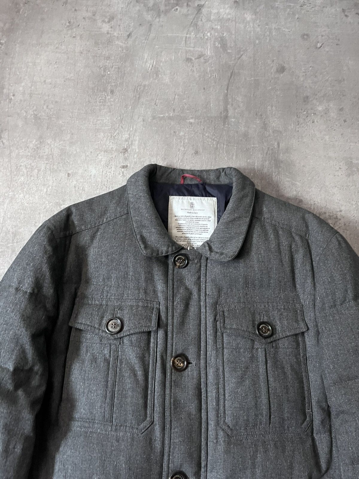 Brunello Cucinelli Brunello Cucinelli multi pocket jacket wool silk cashmere Size US L / EU 52-54 / 3 - 4 Thumbnail