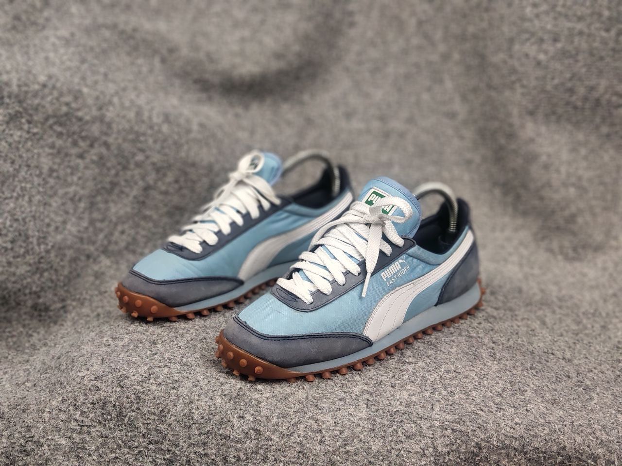 Puma Vintage 00's Puma Fast Rider Blue Logo Sneakers Shoes Y2K Size US 7 / IT 37 - 10 Thumbnail