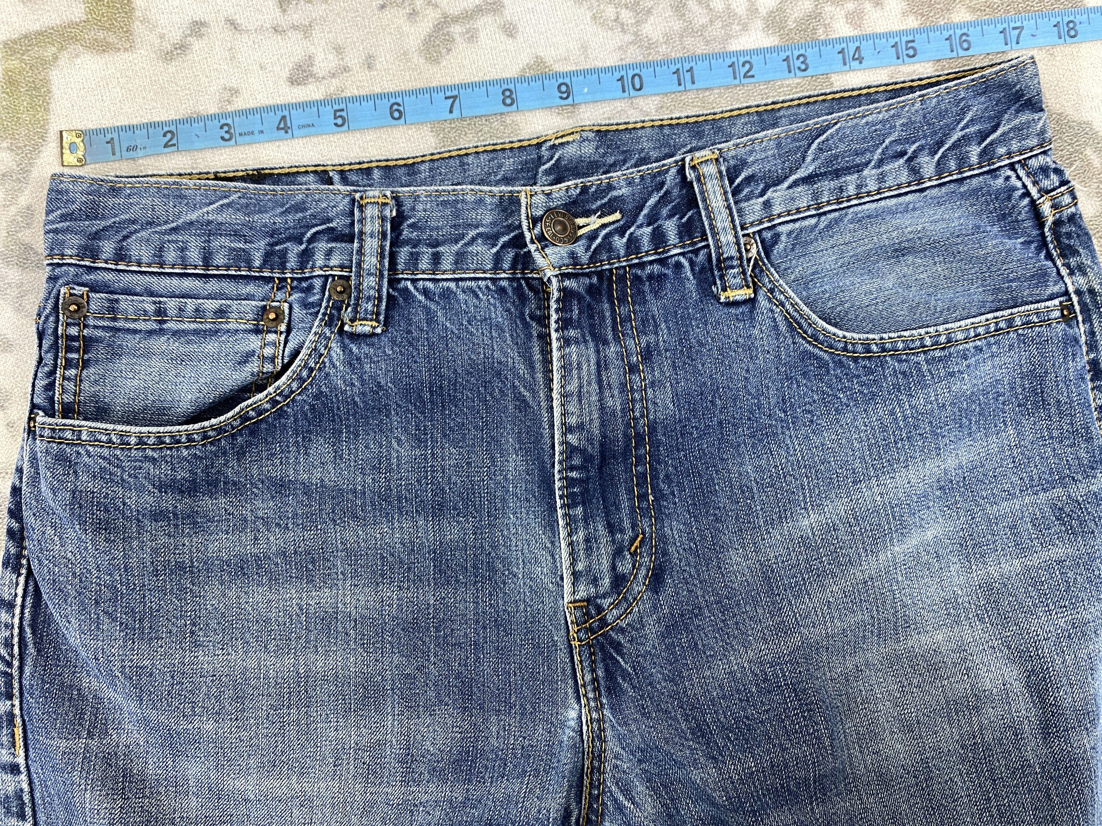 Levi's Distressed Blue Levi's 508 Jeans 34x29.5 Denim -SJ140 Size US 34 / EU 50 - 5 Thumbnail