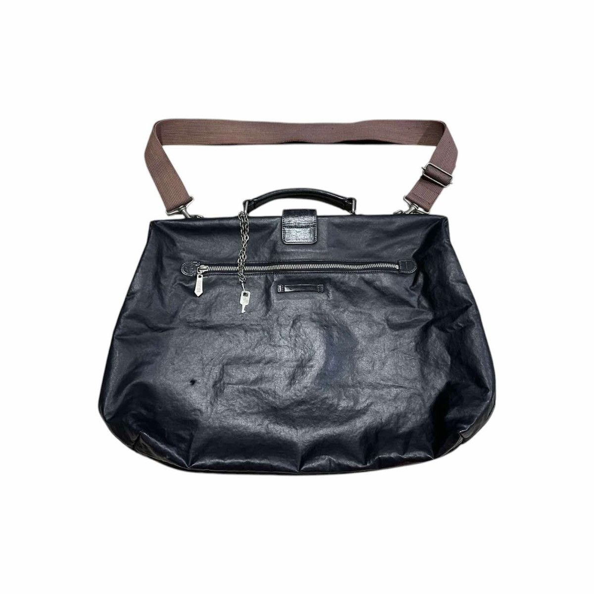 Gaultier Homme Objet × Jean Paul Gaultier 🔥Vintage Jean Paul Gautier Doctor Bag Leather Boston Bag JPG Size ONE SIZE - 5 Thumbnail