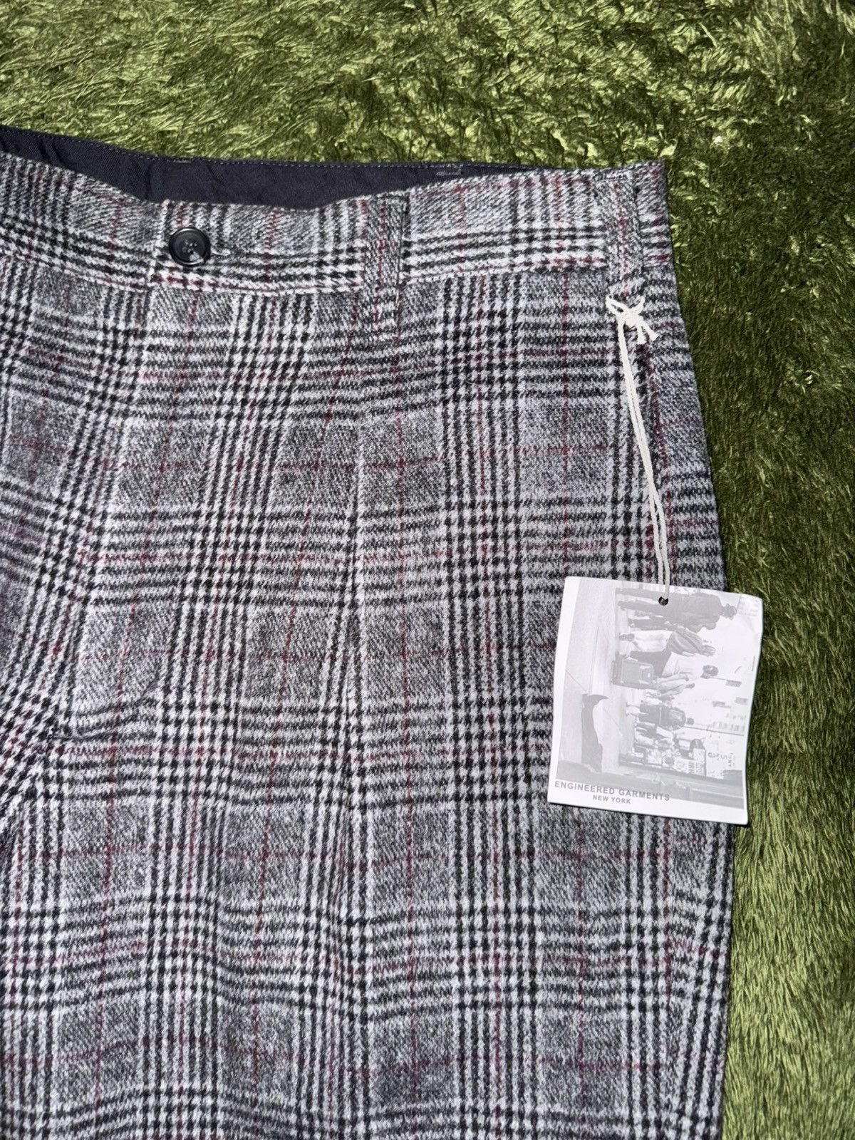 Engineered Garments [M] Engineered Garments Carlyle Check Wool Trousers Plaid Size US 34 / EU 50 - 3 Thumbnail