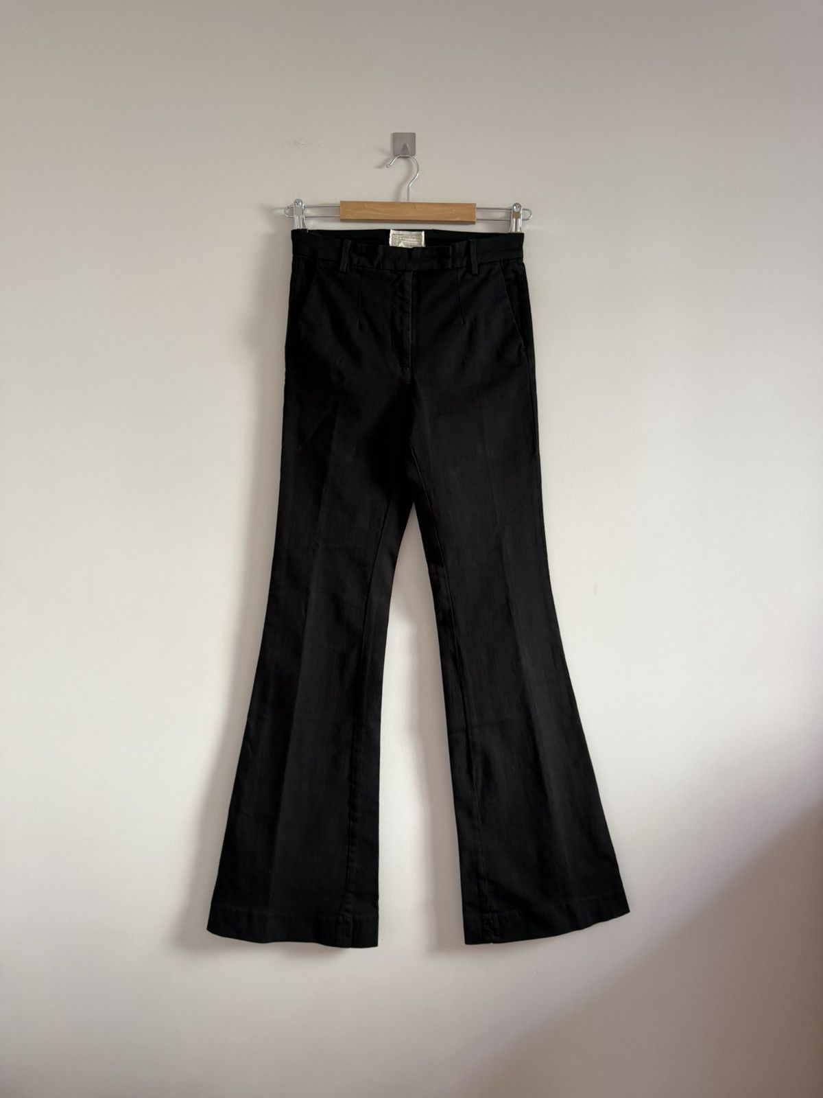 Current/Elliot Current/Elliott Black Flared Trousers High Rise Size 27" / US 4 / IT 40 - 1 Thumbnail