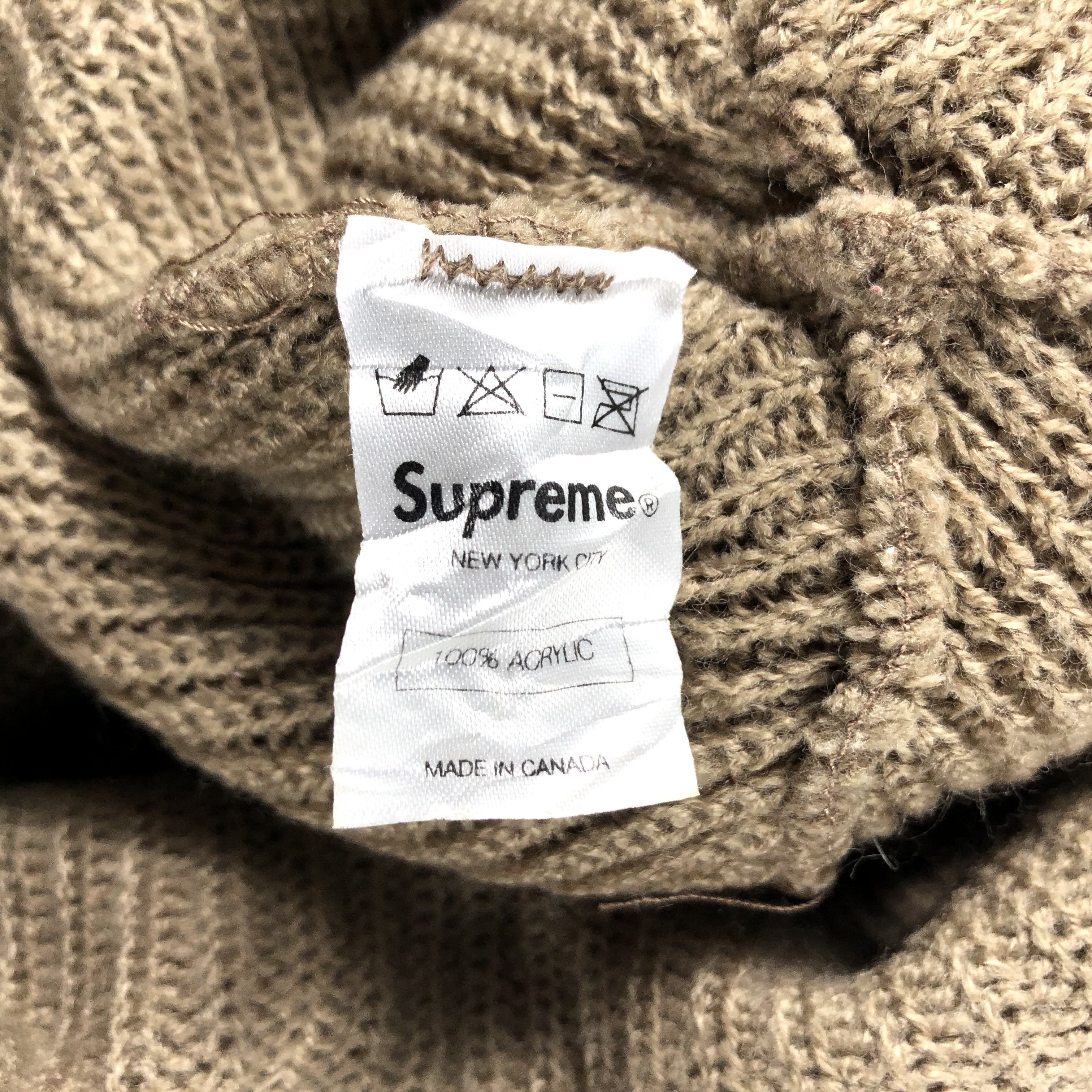 Supreme × Vintage Supreme Stripe Beanie Snow Hat Snow Cap -D1256 Size ONE SIZE - 5 Thumbnail