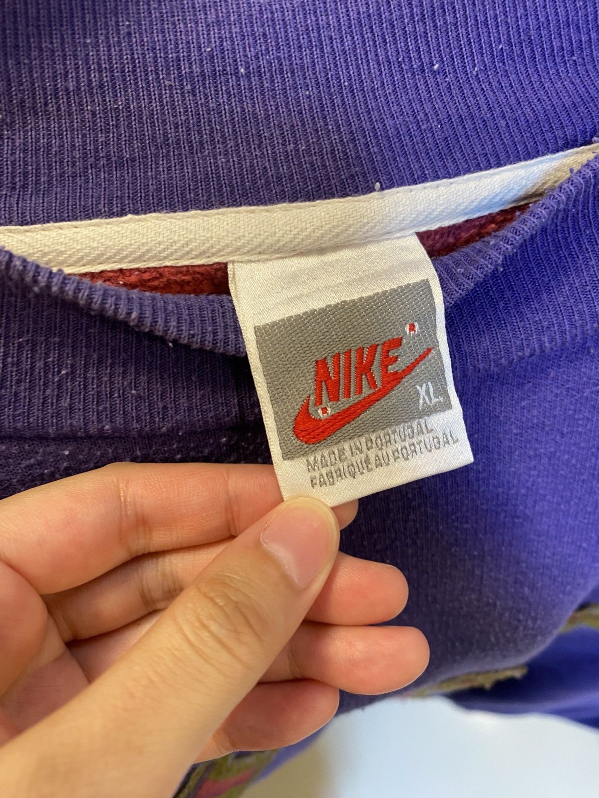 Nike Rare Vintage Nike Spell Out Sweatshirt Crewneck Sweater Size US XL / EU 56 / 4 - 5 Thumbnail