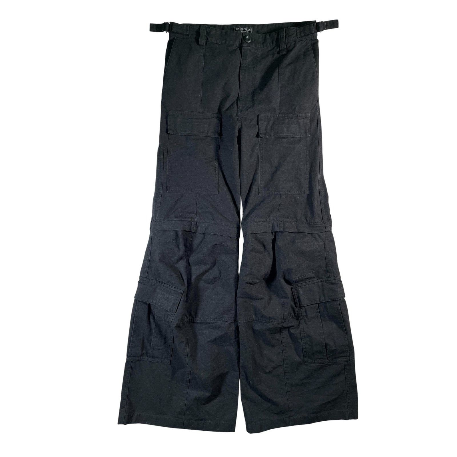 Balenciaga Balenciaga Black Cargo Pants Size US 28 / EU 44 - 1 Thumbnail