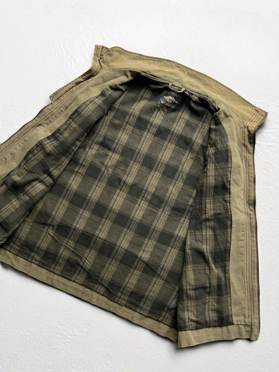 Harley Davidson × Vintage HARLEY DAVIDSON MILITARY VEST CAMO USA DENIM CORDURA Size US XL / EU 56 / 4 - 6 Thumbnail