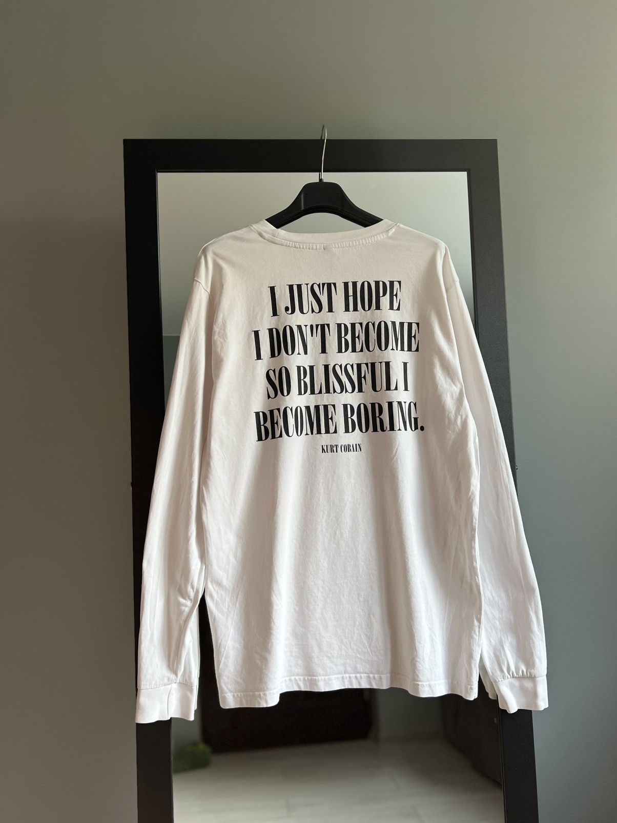 Nirvana RARE❗️Kurt Cobain Nirvana x H&M Long Sleeve Shirt Size US M / EU 48-50 / 2 - 5 Thumbnail