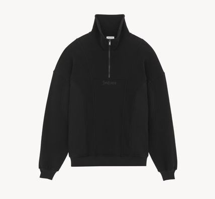 Saint Laurent Paris saint laurent half-zip sweatshirt Size US M / EU 48-50 / 2 - 1 Thumbnail