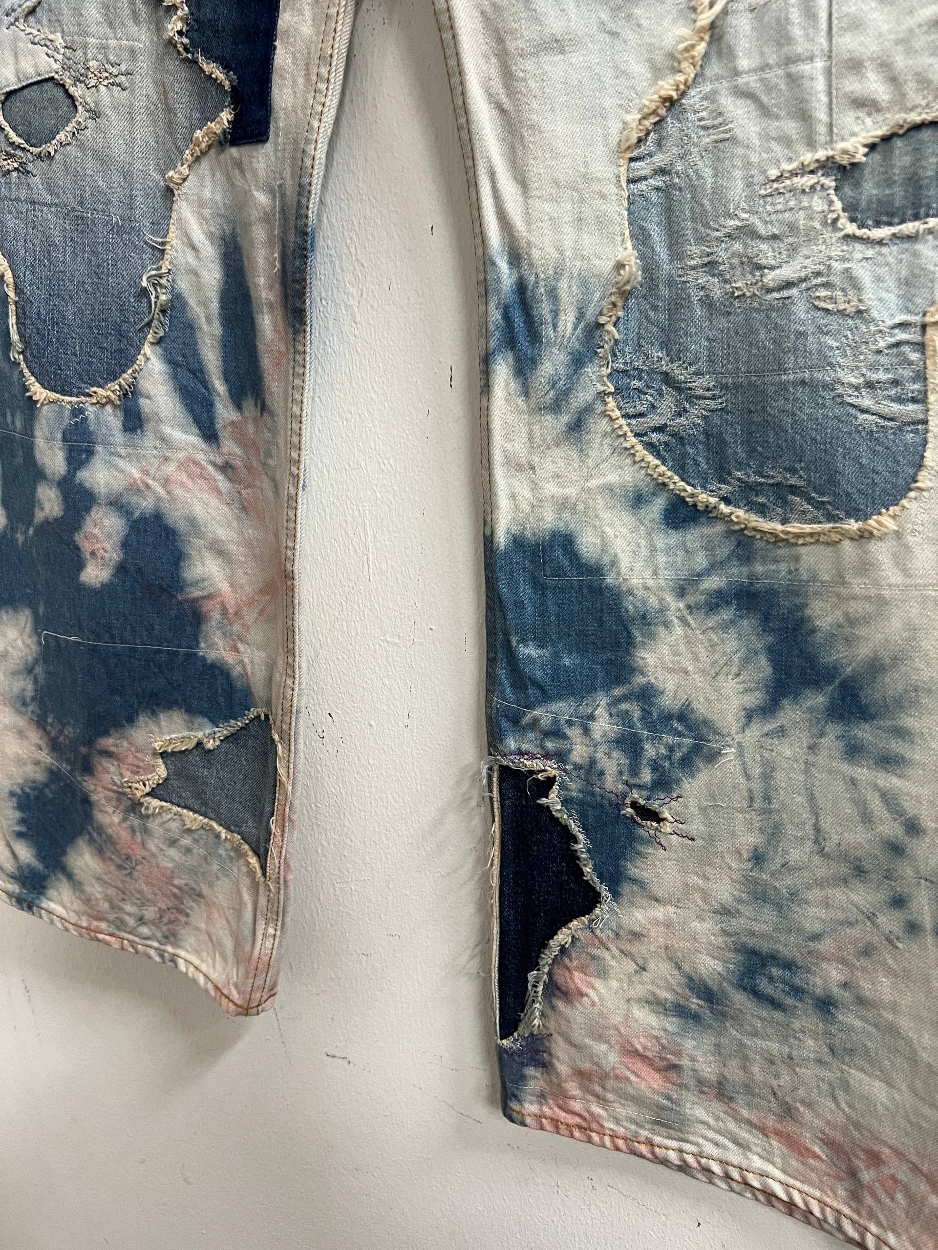 Kapital Kapital 14oz Denim 5P Rat Flare Pants (Crazy Dixie Remake) Size US 28 / EU 44 - 7 Thumbnail