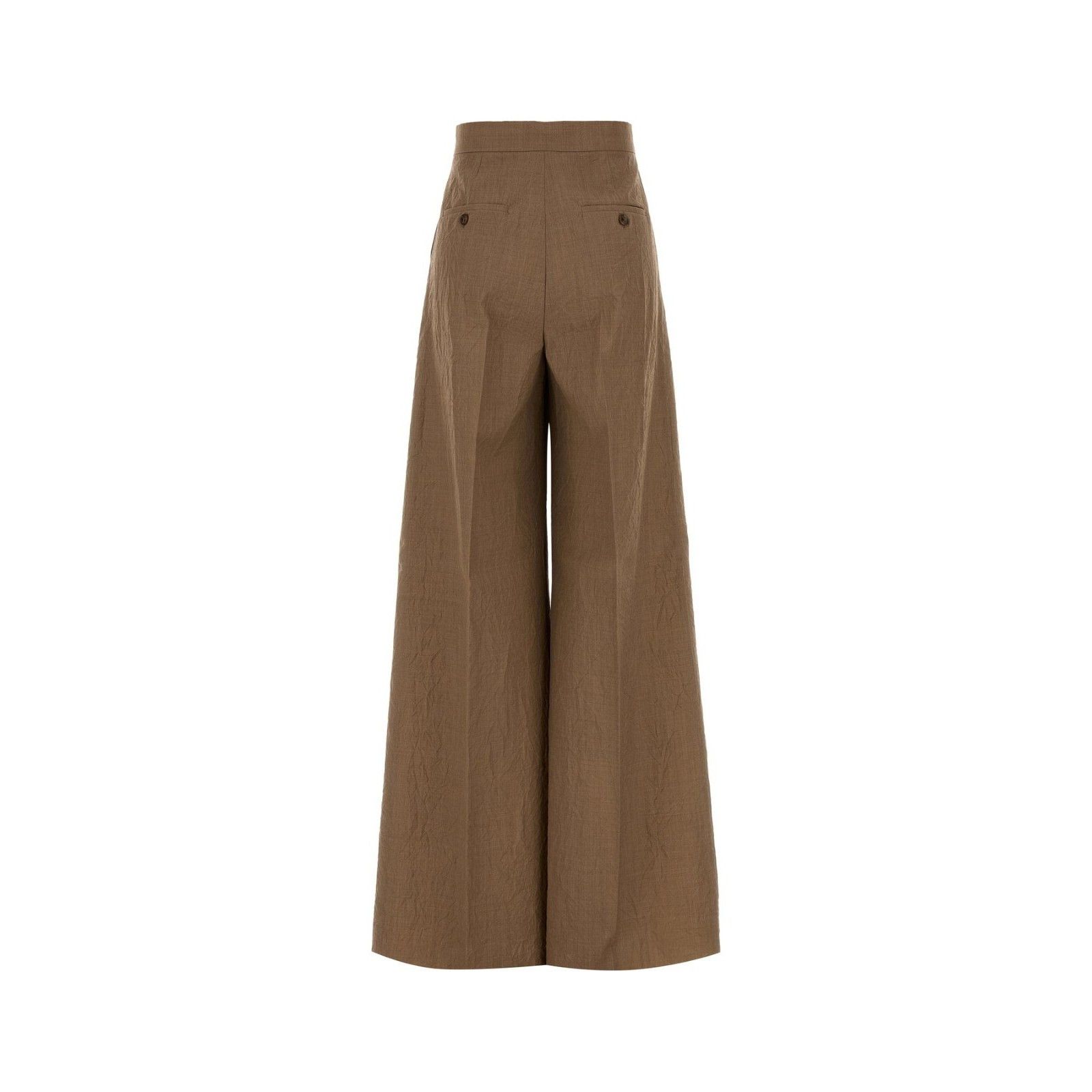 Max Mara MAX MARA Biscuit Wool Teruel Flared Leg Pant New & Authentic Size 28" / US 6 / IT 42 - 2 Thumbnail