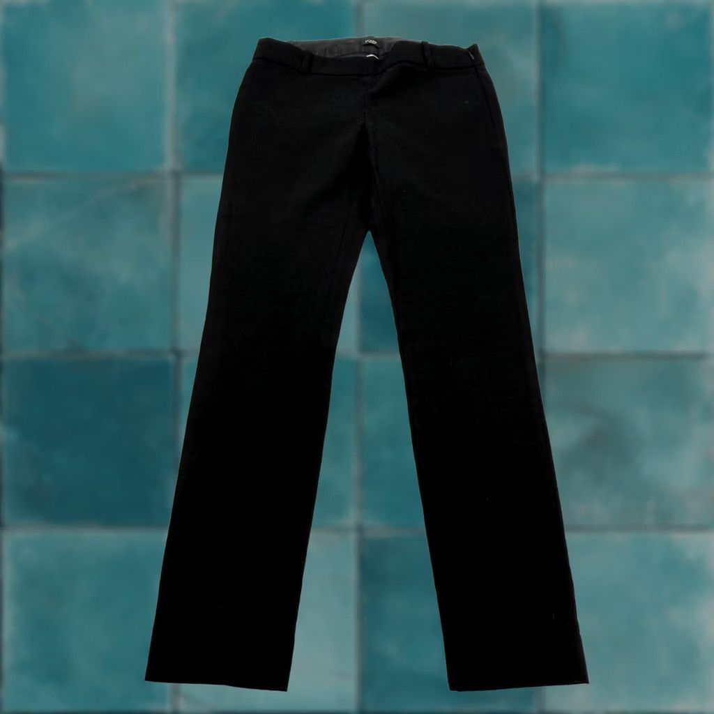 J.Crew J.Crew Womens Pants 0 Black Minnie Ankle Slim Wool Stretch Dress Work Office Size 25" / US 0 / IT 36 - 1 Thumbnail