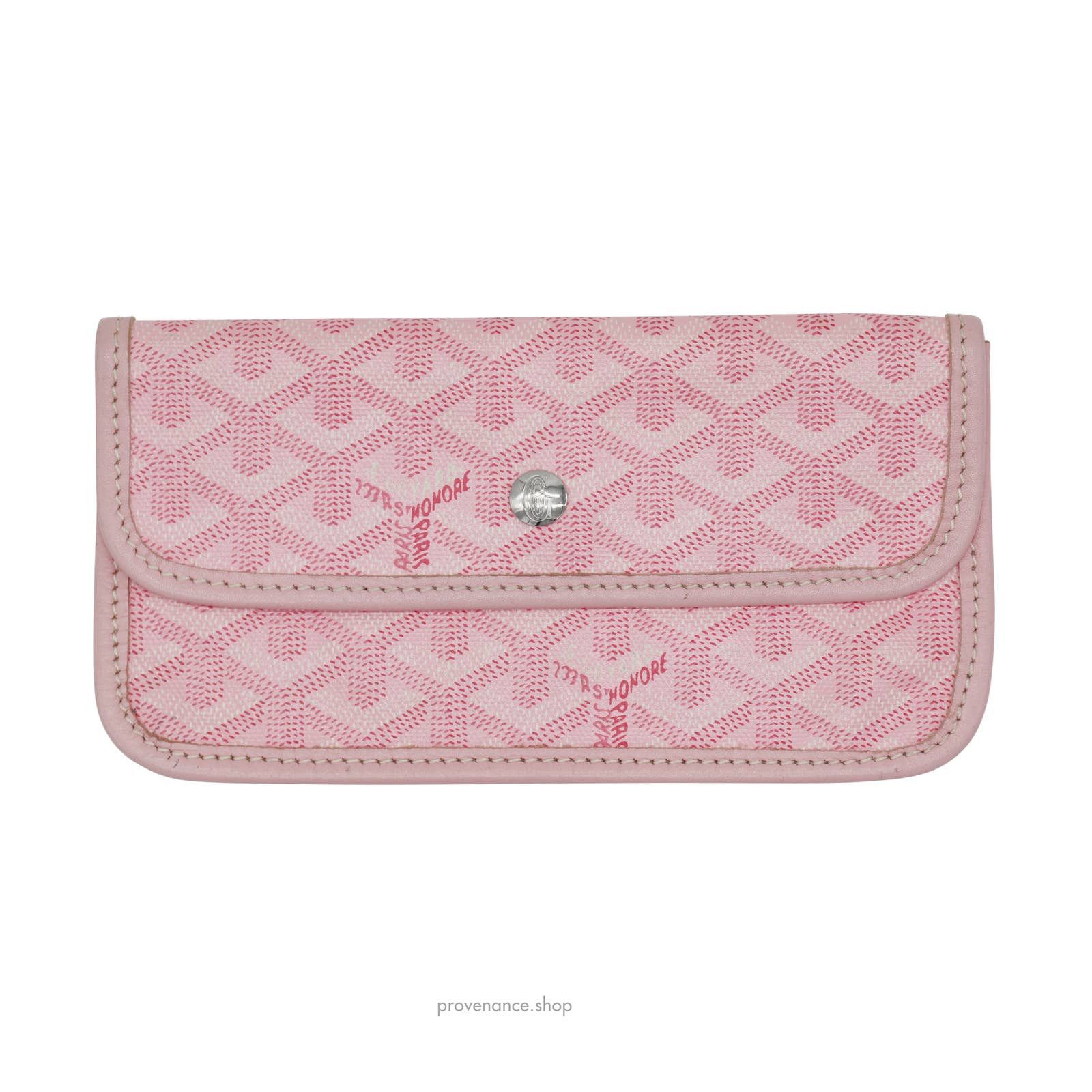 Goyard St. Louis Pouch Wallet - Pink Goyardine