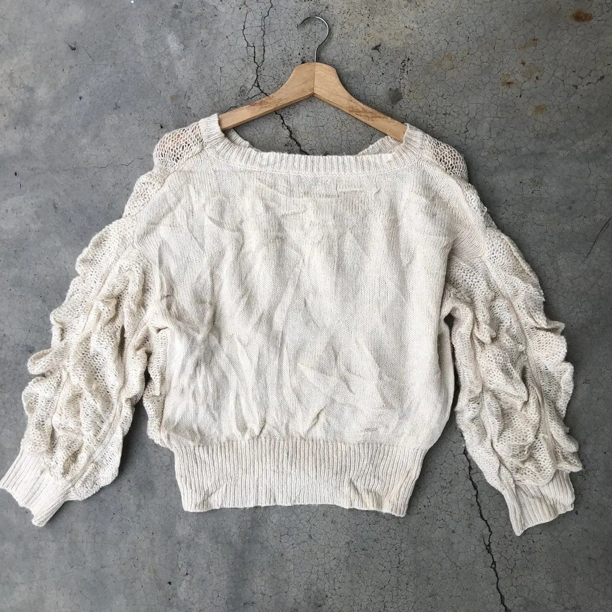 Designer × Japanese Brand 📌Very Rare Design Memeri/Jumper Like Crop Top Sweater Size US M / EU 48-50 / 2 - 8 Thumbnail