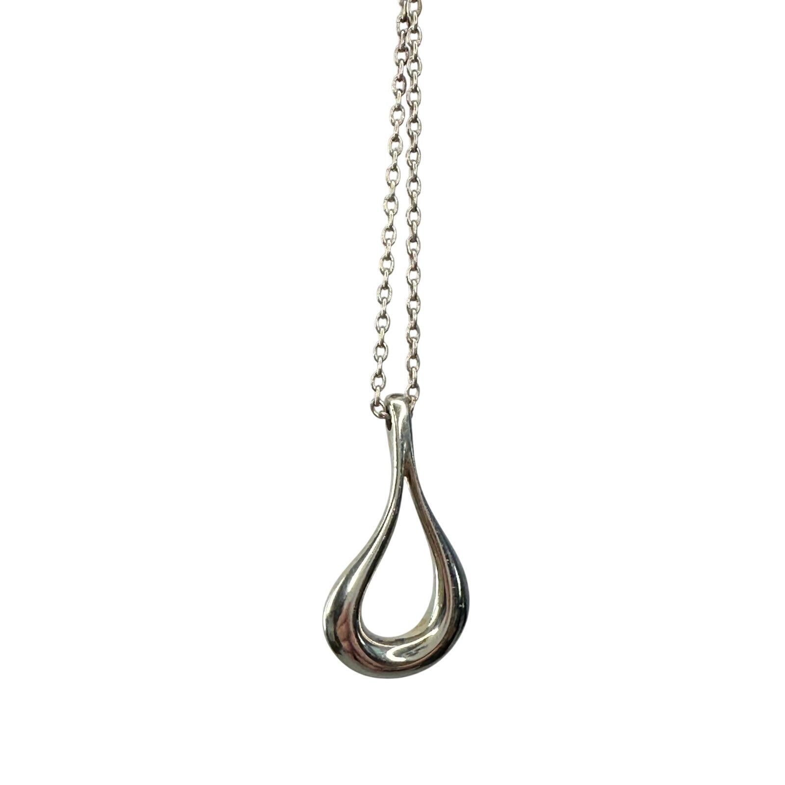 Tiffany & Co. Tiffany & Co Small Elsa Peretti Teardrop Necklace 18" Size ONE SIZE - 7 Thumbnail